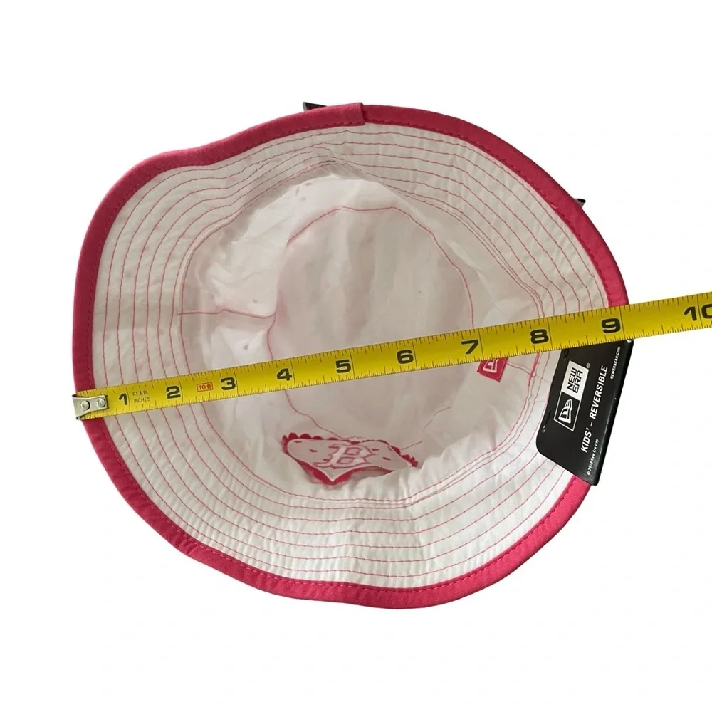 NWT Boston Red Socks Switch Up Hearts Infant Bucket Hat